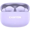 Canyon TWS-9 CNS-TWS9P ausinės – tikrai belaidės – Bluetooth 5.4 – į ausį – 6h + 30h veikimo laikas – USB-C įkrovimo dėklas – jutiklinis valdymas – alyvinė
