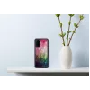 Apsauginis telefono dėklas iKins Samsung Galaxy S20 — vandens gėlių raštas, juodas