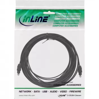 Optinis garso kabelis Toslink laidas - laidas 1 m InLine 89921