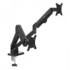 Maclean 2 monitor mount, gas spring, 17-32, 2-10kg, Juoda, MC-134