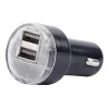 Automobilinis įkroviklis Gembird EG-U2C2A-CAR-02, įėjimas 12–24V, išėjimas 5V/2,1A, 2× USB 2.0, juodas