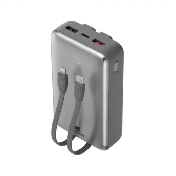 Išorinė baterija Rivacase VA2612 — 20000 mAh nešiojamas USB įkroviklis su keliais USB prievadais