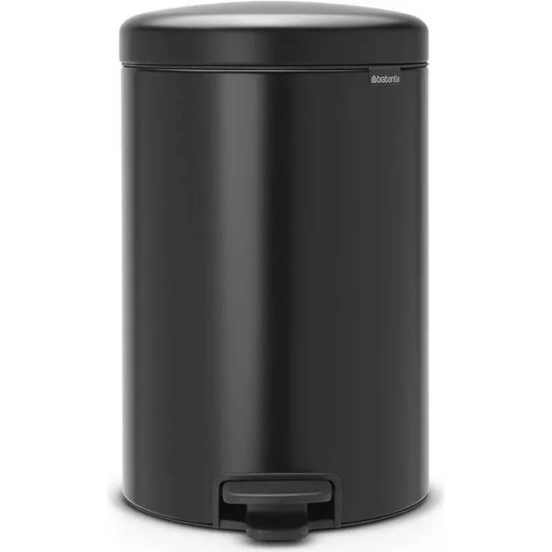 Brabantia 114106 šiukšliadėžė 20 l apvali juoda (11 41 06)
