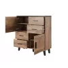 Cama sideboard LOTTA 110 2D4S wotan oak/mat Juoda