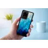 Apsauginis telefono dėklas iKins, skirtas Samsung Galaxy S20 Ultra, mėlynas ežeras / juodas