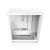 PC korpusas NZXT H7 Flow RGB Midi Tower baltas — grūdintas stiklas, EATX, priekyje 3×120 mm, USB-C