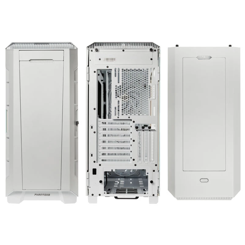 PHANTEKS Eclipse P600S Silent Midi-Tower, Tempered Glass - matte Balta