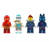 LEGO NINJAGO rinkinys 71808 — 322 dalys, 4 minifigūrėlės, aukštis 160 mm, amžius 7+
