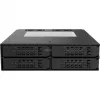 ICY DOCK - ToughArmor - MB994SP-4S - Backplane SAS/SATA II, be dėklo, 4x SAS/SATA 2,5 colio vidinis į 4x SATA prieglobą - aliuminis - juodas - SAS/SATA 6 Gbit/s - 40 mm ventiliatorius