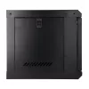 EXTRALINK LITE 6U 530X400 SIENINĖ MONTAVIMO SPINTA JUODA SU LENTYNA