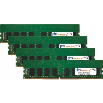 PHS-memory 128 GB (4x32 GB) rinkinys RAM atmintis, tinkama „Dell Precision 3430 Tower“ DDR4 UDIMM ECC 2666 MHz PC4-2666V-E (SP402235)