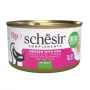 Šlapias kačių maistas Agras Pet Foods SCHESIR Vištiena su kumpiu drebučiuose, 70 g, 12% baltymų, 86% drėgmės