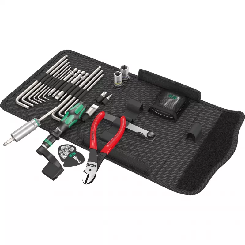 gitaros įrankių rinkinys 9100 Kraftform compact, 27 dalių (juodas)
