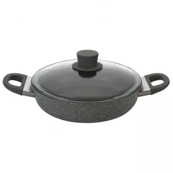 Patiekimo keptuvė Ballarini 75002-973-0 apvali pilka 28 cm