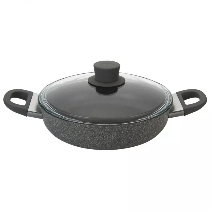 Patiekimo keptuvė Ballarini 75002-973-0 apvali pilka 28 cm