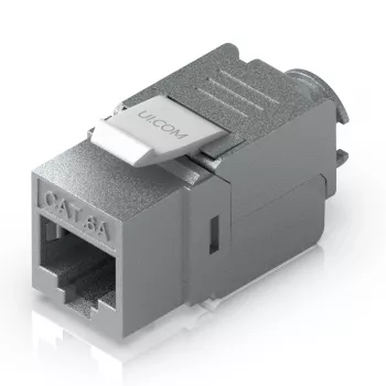 Ubiquiti UACC-Keystone-Jack-C6A RJ-45 Plokščias Metalinis Keystone Lizdas