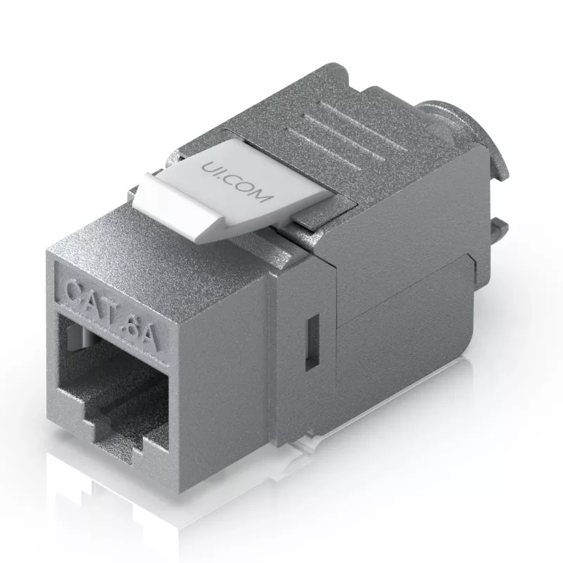 Ubiquiti UACC-Keystone-Jack-C6A RJ-45 Plokščias Metalinis Keystone Lizdas