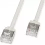 ROLINE U/FTP komutacinis kabelis Cat.6A Ultra- kurzer RJ45 pilkas 1.5m - tinklo - FTP (21.15.4504)