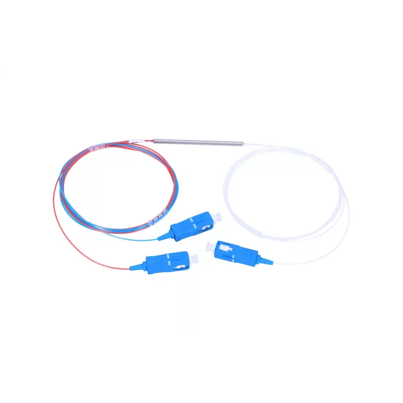 Kabelio skirstytuvas Extralink Splitter 1:2 FBT SC/UPC 15:85, 900µm, 1m