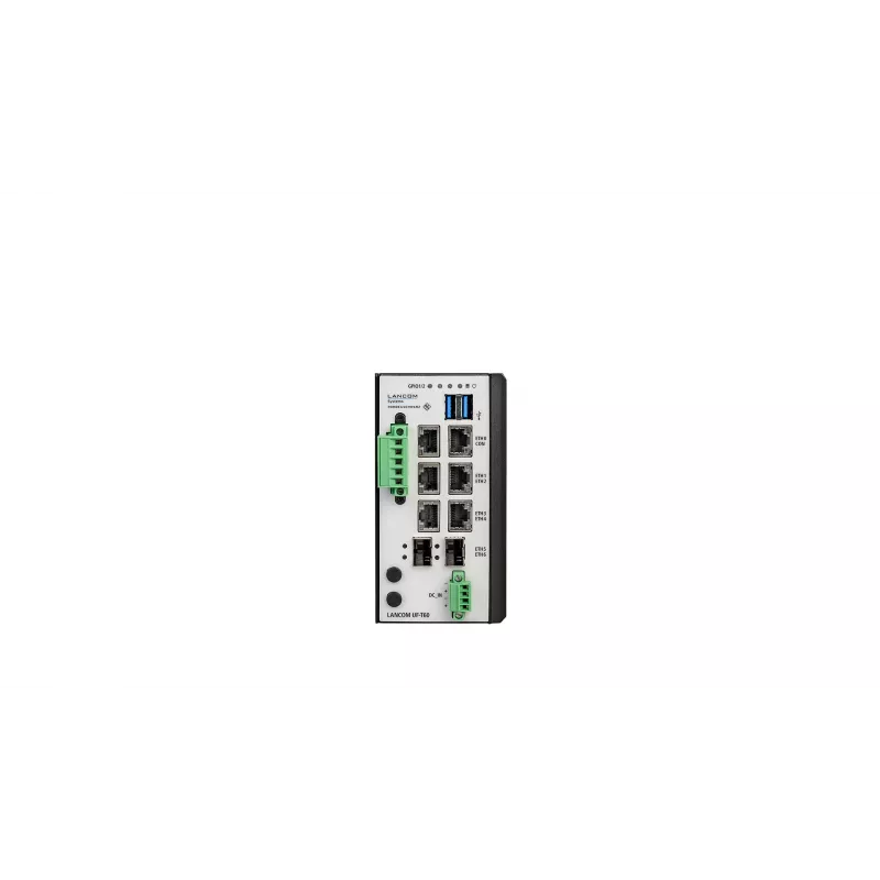 LANCOM R&S Unified Firewall UF-T60 - Ugniasienė - 7 prievadai - GigE - DC maitinimas