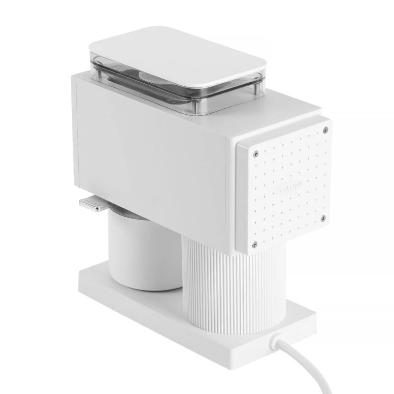 Elektrinis kavos malūnėlis Fellow Ode Gen 2 — 140 W, nerūdijančio plieno peiliai, 100 g talpa, balta