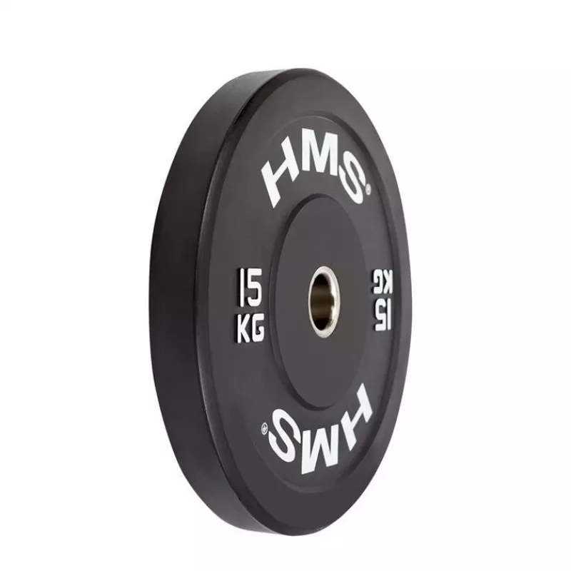 HMS Fitness BBR15 1 vnt. olimpinis gumuotas svorio diskas