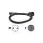 Maitinimo kabelis Bachmann 5 m Schuko H05VV-F 3G 1.50 mm² juodas