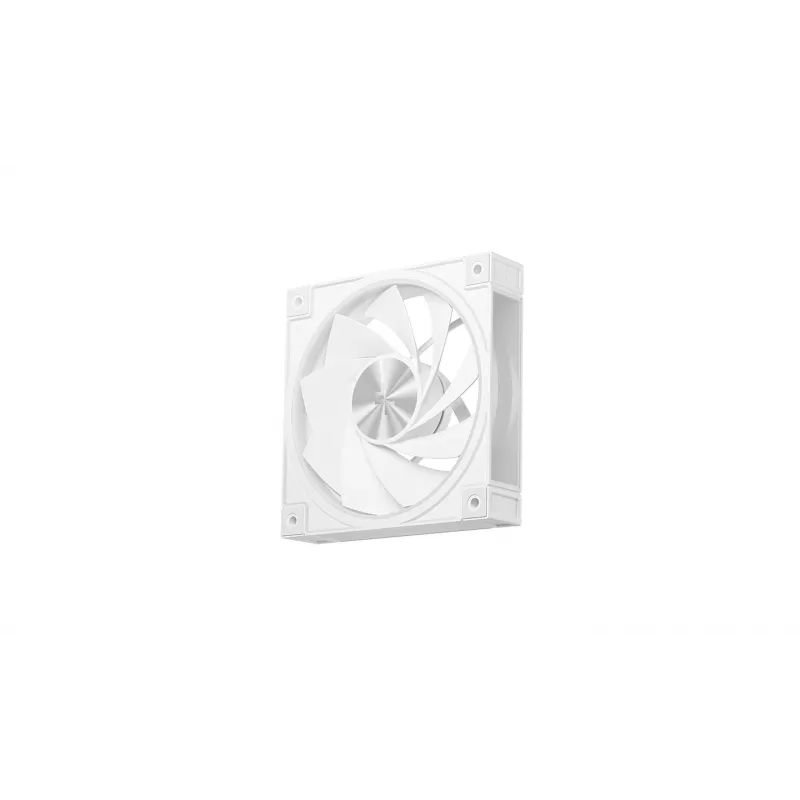 PC Case DeepCool CG580 4F V2 Midi Tower White — ATX, grūdintas stiklas, 3x120 mm šoniniai ventiliatoriai, 360 mm šoninio radiatoriaus palaikymas