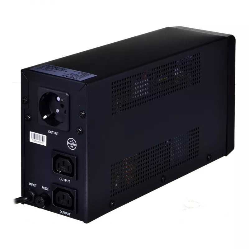 Nepertraukiamo maitinimo šaltinis ENERGENIE EG-UPS-031 Line-Interactive 0,65 kVA 390 W 2x C13 lizdai, 7 Ah VRLA