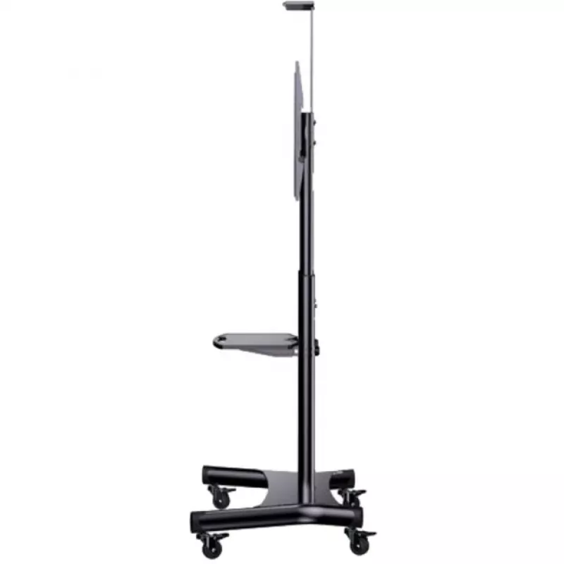 HAGOR HP Twin Stand HD - vežimėlis - plokščiaekraniams / AV įrangai - juoda - ekrano dydis: 140-213 cm (55-84) - tvirtinimo sąsaja: iki 800 x 500 mm (8210)