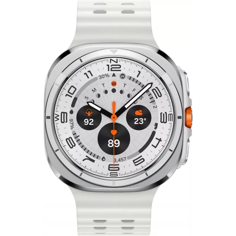 Išmanusis laikrodis Samsung Galaxy Watch Ultra 47 mm Titanium White — AMOLED 1,5 colio, 4G, 64 GB, 590 mAh