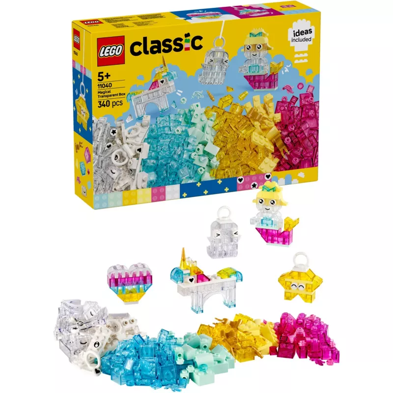 LEGO CLASSIC 11040 Stebuklinga permatoma dėžutė
