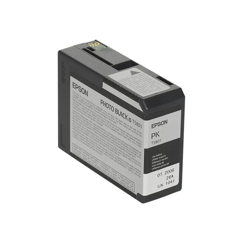 Epson Singlepack Photo Juoda T580100, Photo Juoda, Dažų pagrindo rašalas, 80 ml, 1 vnt.