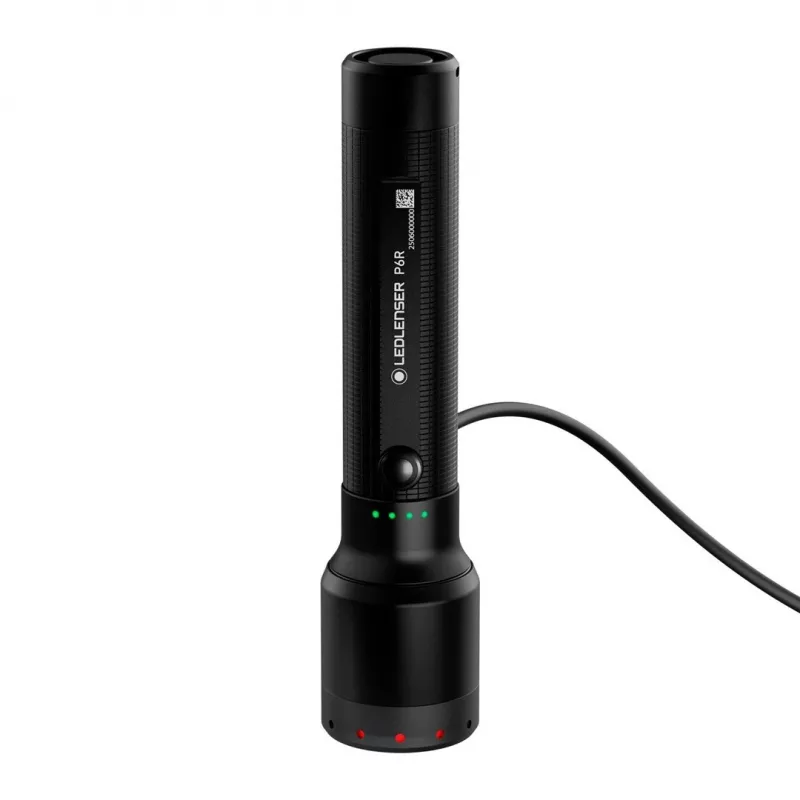 Ledlenser P6R Juodas rankinis žibintuvėlis LED