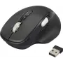 Renkforce RF-WM-220 pelė belaidė, Bluetooth® dydis: M/L optinė juoda 11 mygtukų 4800 dpi ergonomiška, lengvas perjungimas tarp 3 įrenginių, kelių porų funkcija, (RF-6857524)