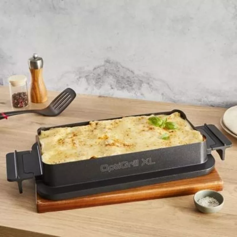 Elektrinė kontaktinė kepsninė Tefal OptiGrill+ XL nerūdijantis plienas — didelė talpa, automatinės kepimo programos