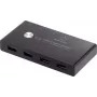 Renkforce RF-SHB-200 4 prievadų USB 3.0 jungiklis + šakotuvas, juodas (RF-4474114)