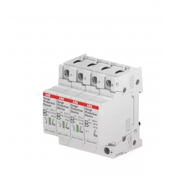 Apsaugos nuo viršįtampių įtaisas ABB OVR T1‑T2 3N 12.5‑275s P QS SPD Kombi T1+2 12.5kA iki poliaus TT/TNS 3P
