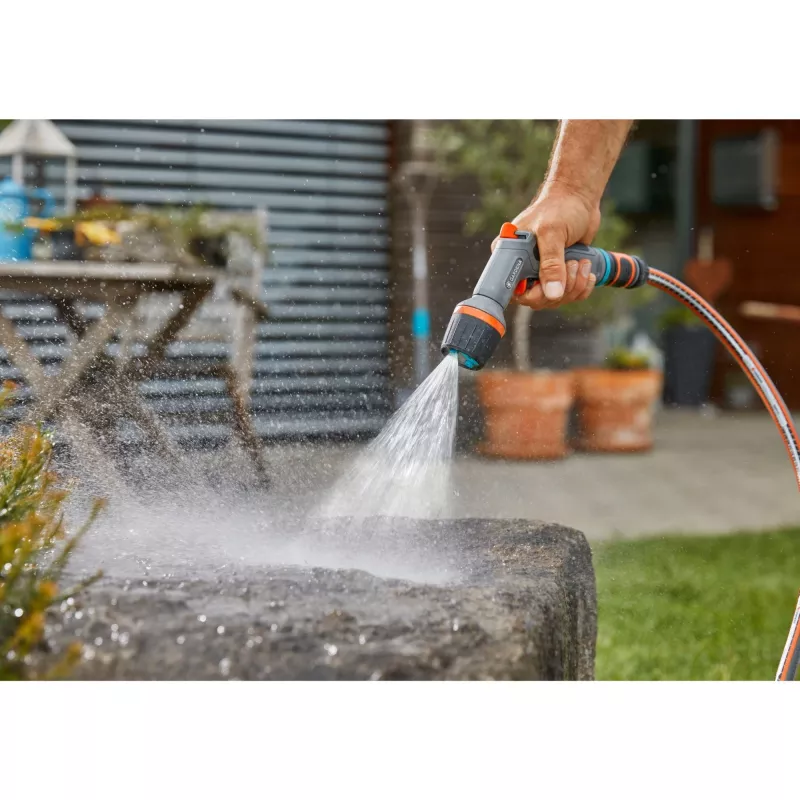 Komfortinė valymo purškimo pistoletas ecoPulse, purškimo pistoletas pilka/oranžinė
