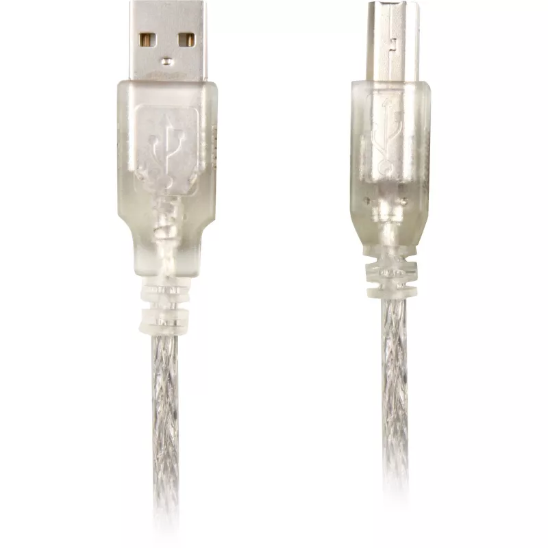 USB kabelis DeLOCK 0,5 m A-B pilkas 82057