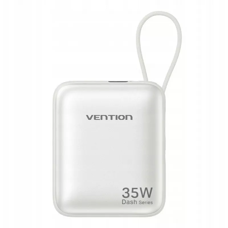 Išorinė baterija Vention FHEN0 ličio polimero 10000 mAh 35 W USB-C 1 prievadas balta