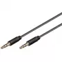 Wentronic Goobay 3,5 mm lizdo jungiamasis kabelis, 2 m - 3,5 mm kištukas (3 kontaktų, stereo) > 3,5 mm kištukas (3 kontaktų, stereo) (69107)