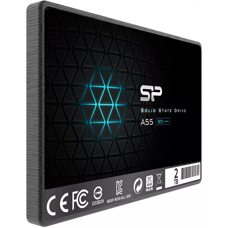 2,5 colio SATA III SSD Silicon Power Ace A55 — 2 TB, 560/530 MB/s, 3D NAND