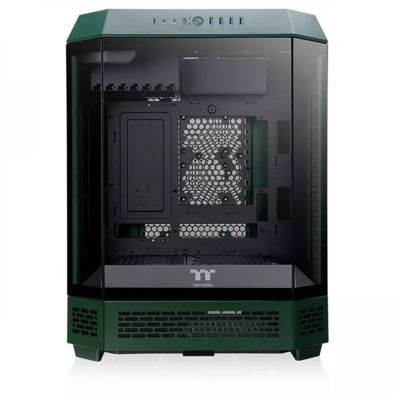 The Tower 600, korpusas tamsiai žalias, grūdintas stiklas x 3