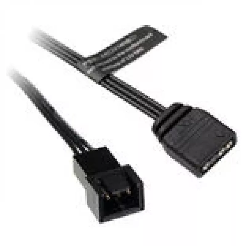 ARGB adapterio laidas Barrow ZBDZJX-5M — 3 kontaktų 5V adresuojamas RGB, ilgis 10 cm