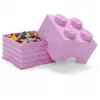 Laikymo plyta LEGO Room Copenhagen 4, rožinė — LEGO laikymo plyta 40031738, sukraunama talpykla žaislams ir tekstilei