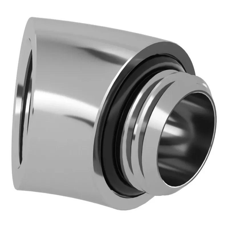 Barrow 45° adapteris G1/4 išorinis į G1/4 vidinį, sidabrinis, modelis TDWT45-V2 S