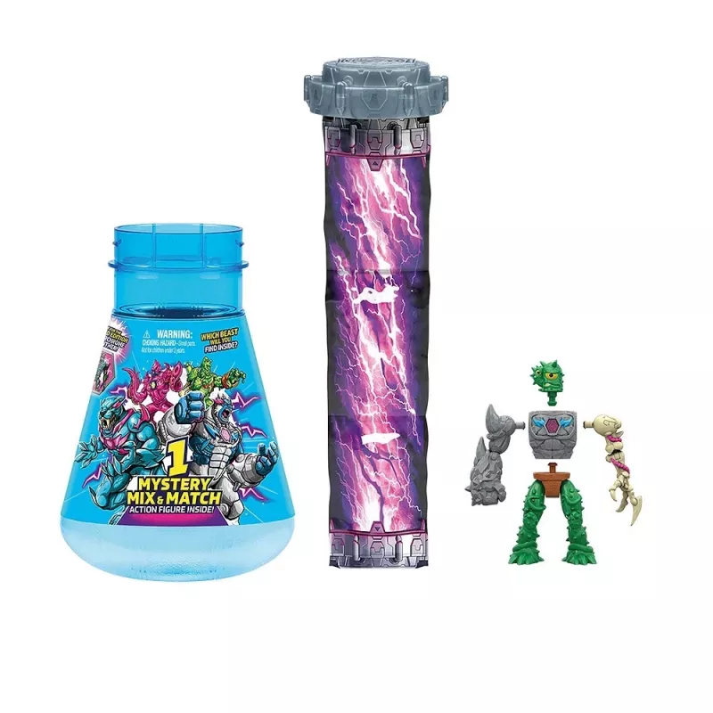 Cobi Mr Beast Lab Hybrids figūrėlių rinkinys — kolekcionuojami veiksmo figūrėlės