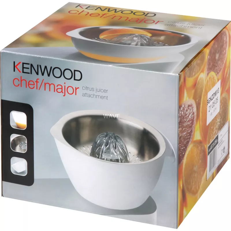 Kenwood AT312 citrus preso priedas - 0,6 l, sidabrinis/baltas