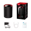 Cudy M3000 Dviejų diapazonų (2,4 GHz / 5 GHz) Wi-Fi 6 (802.11ax) juodas, raudonas 1 vidinė